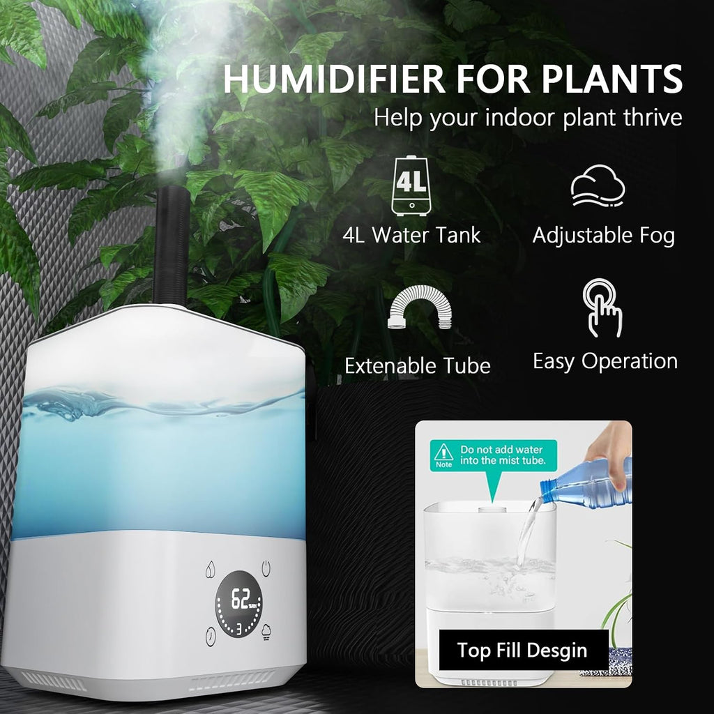 Upgrade Integrated Auto Grow Tent Kit Complete Kit, S1000 LED Grow Light, 32"x32"x64" Grow Tent, 4“ Ventilation with
