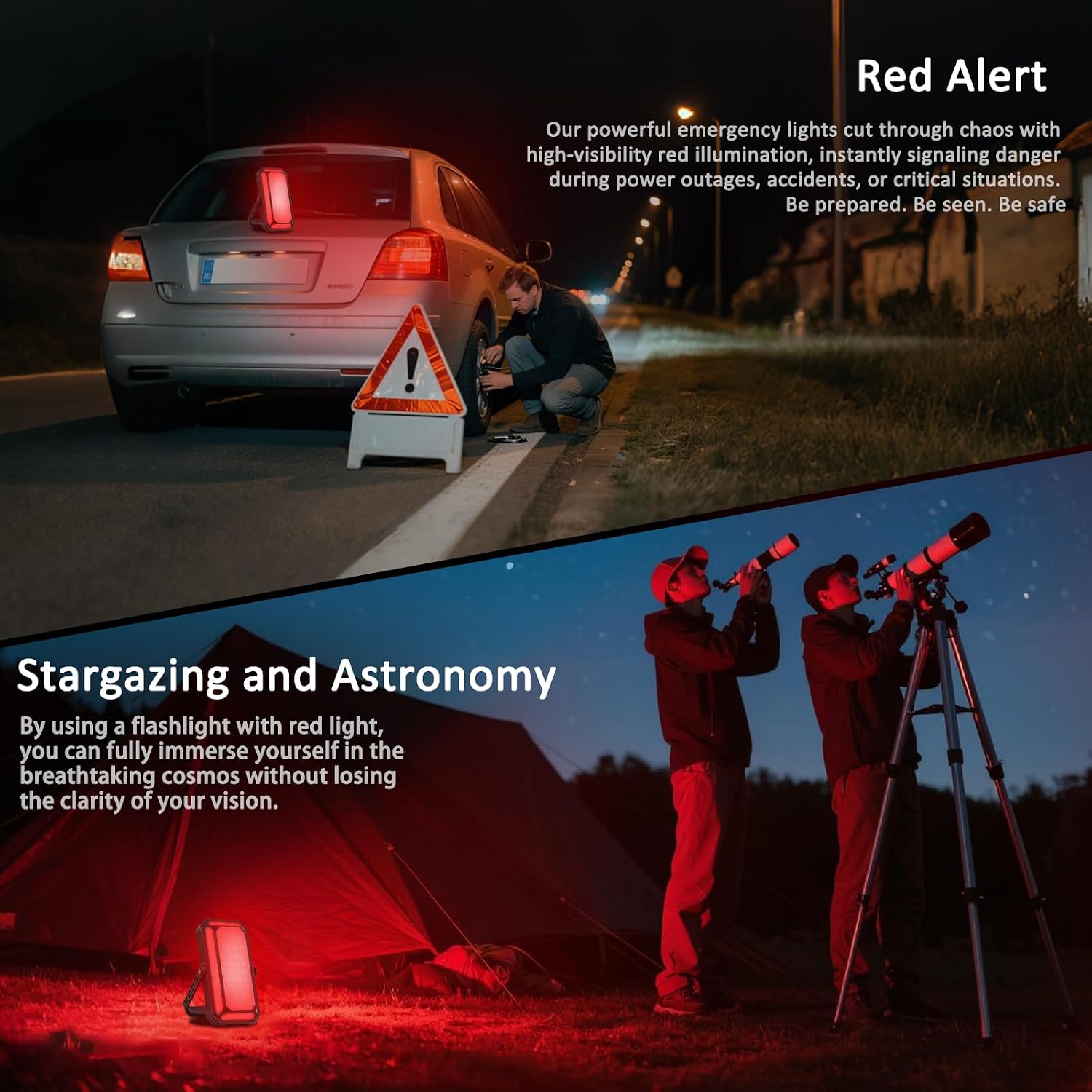 Camping Lantern LED Rechargeable - up to 120+ Hours, 10000mAh Portable Camping Lights with Redlight &12 Light Modes