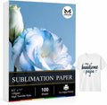 Sublimation Paper 120g Heat Press Paper 100Sheet 8.5x11 for T shirts | Letter Size Heat Transfer Paper for Tumblers