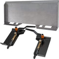 5/16" Skid Steer Attachment Plate quick attach mount plate & quick attach adapter Compatible with Kubota and Bobcat