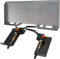 1/2" Skid Steer Attachment Plate quick attach mount plate & quick attach adapter Compatible with Kubota and Bobcat