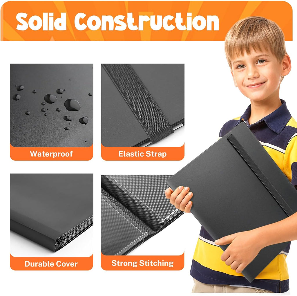 Card Binder, 9 Pocket Trading Card Album Folder,20 Pages, 360 Card Capacity Sports Card Binder, Premium Card Binders