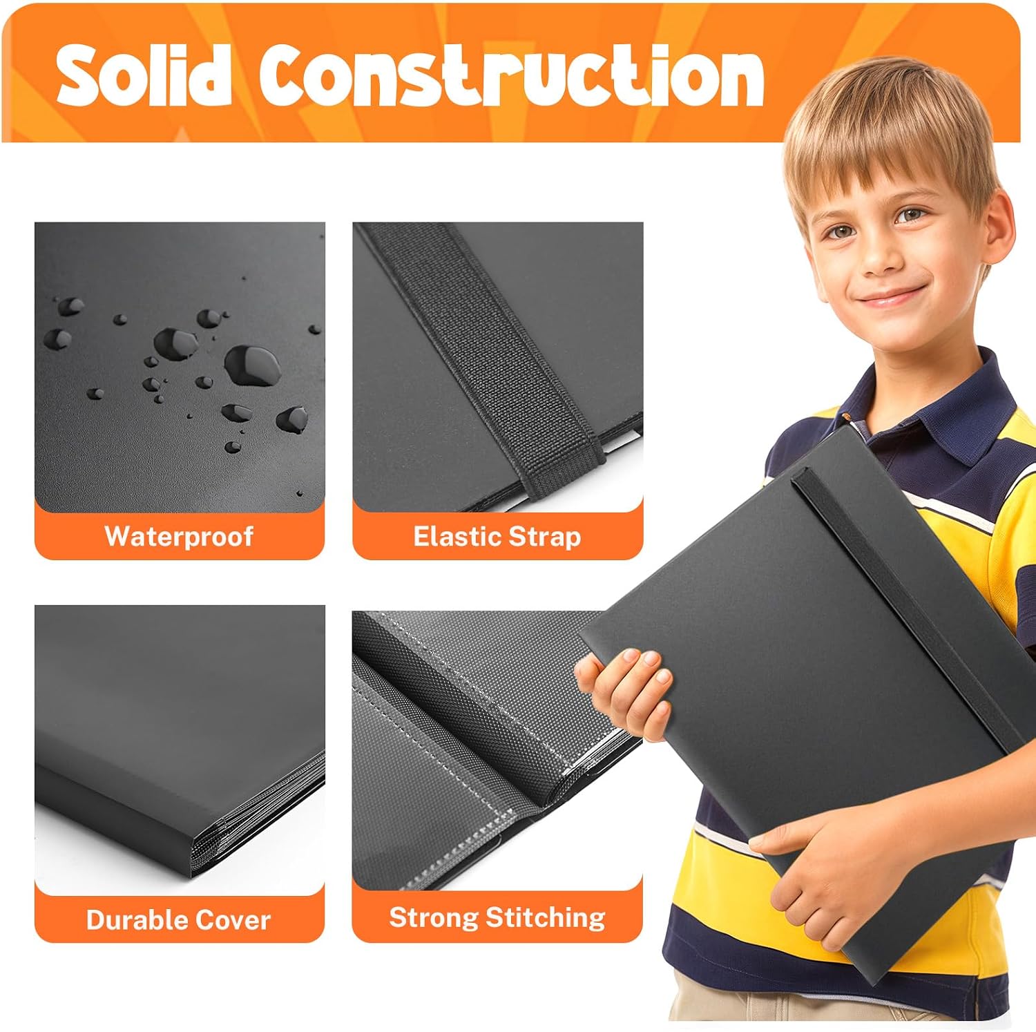 Card Binder, 9 Pocket Trading Card Album Folder,20 Pages, 360 Card Capacity Sports Card Binder, Premium Card Binders