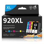 920 920XL High Yield Ink Cartridges,Replacement for HP 920 920XL, 4-Pack