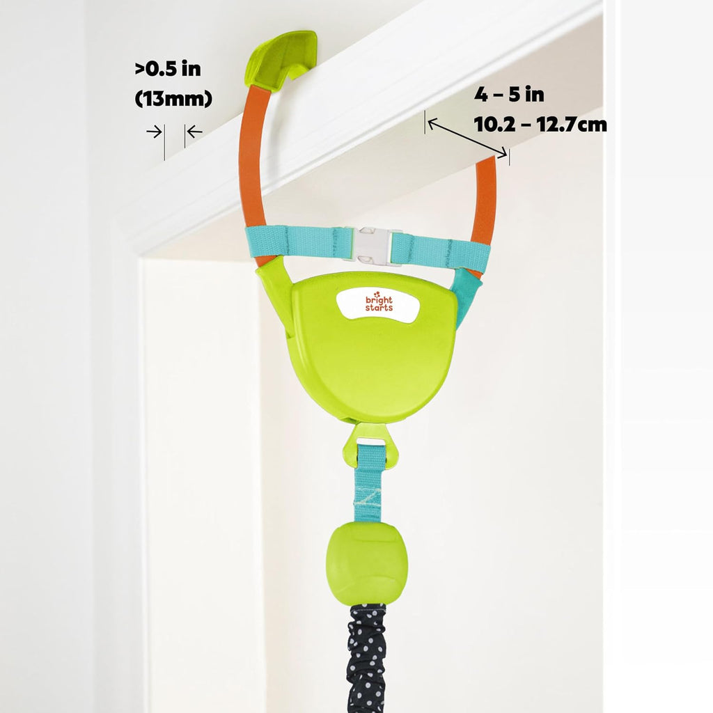 Bounce 'n Spring Deluxe Door Jumper for Baby with Adjustable Strap, 6 Months and Up, Max Weight 26 lbs
