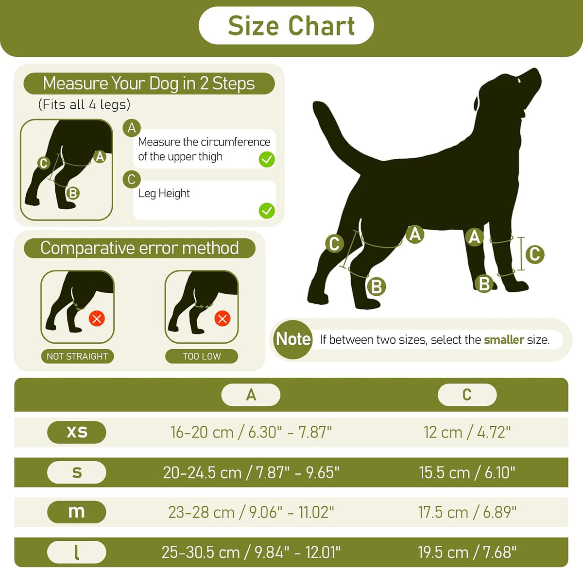 Dog Knee Braces for Back Leg, Adjustable Torn ACL Brace for Dogs