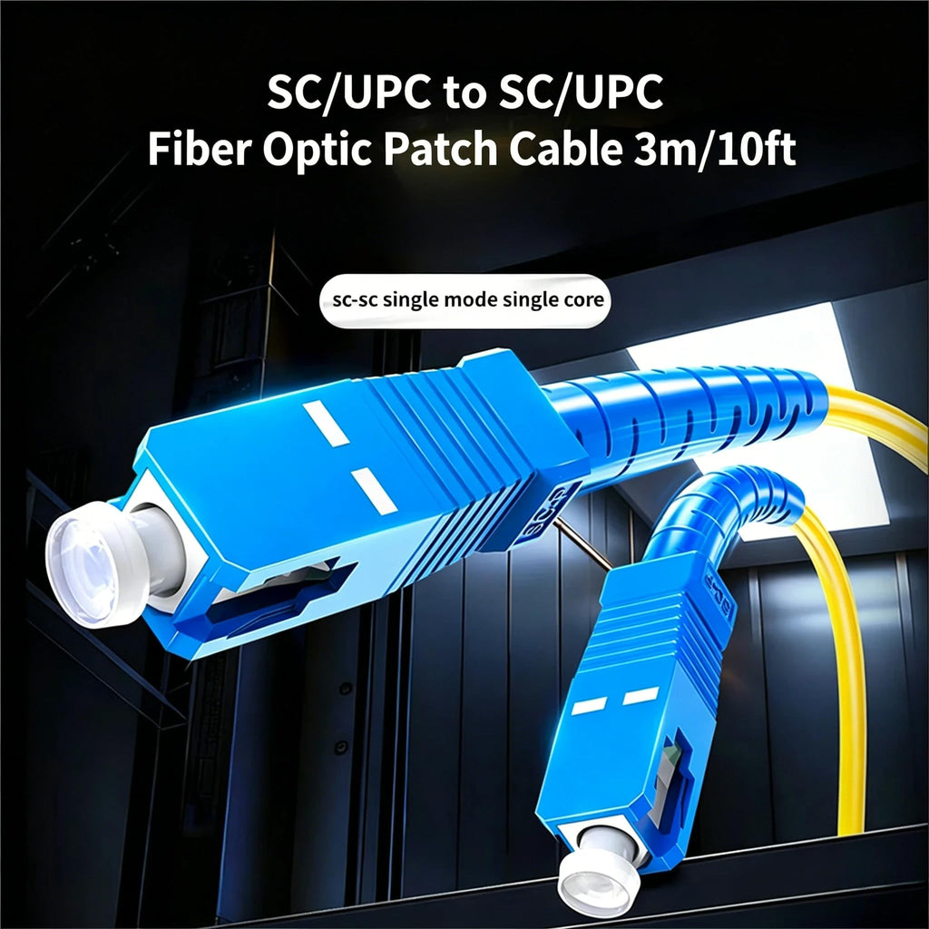 OS2 LSZH SC-SC UPC Fiber Optic Patch Cord 3m/10ft