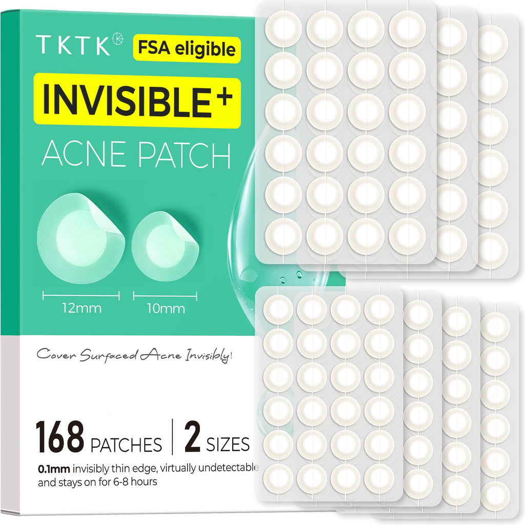 Ultra-Thin Invisible Pimple Patches for Teens & Makeup 168 Pcs