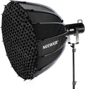 Parabolic Softbox Kit, 35.4" Bowens Mount Soft Box, NS72P | With Light Diffusers