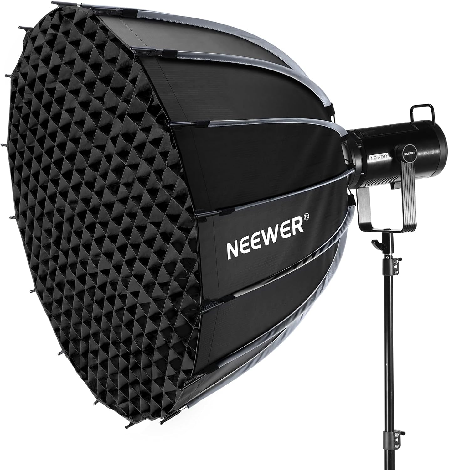Parabolic Softbox Kit, 35.4" Bowens Mount Soft Box, NS72P | With Light Diffusers