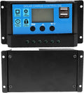 Solar Charge Controller, 12V-24V MPPT PWM Battery Controller with LCD Display, 40A Dual USB