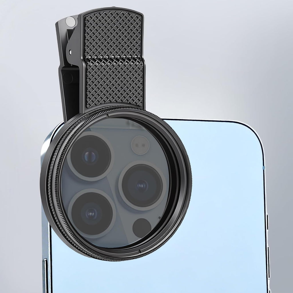 52mm Circular Polarizer Filter for iPhone and Android, CPL Lens Filter, Multi-Layer Coated, HD Transparent
