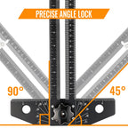 GRENPRO Combination Speed T-Square Ruler Angle Finder Woodworking Tools