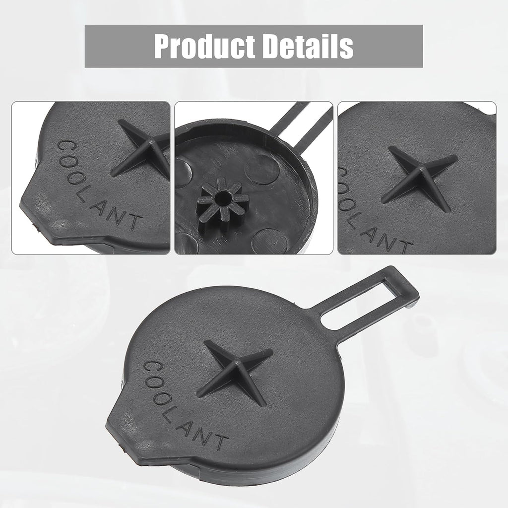 uxcell No.16471-23030/1306F5 Engine Coolant Reservoir Tank Lid Cap Cover for Toyota Corolla 2014-2019 for Toyota Yaris 2007-2018