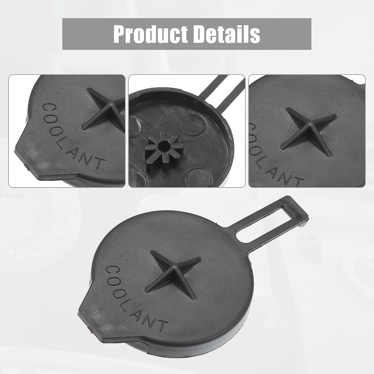 uxcell No.16471-23030/1306F5 Engine Coolant Reservoir Tank Lid Cap Cover for Toyota Corolla 2014-2019 for Toyota Yaris 2007-2018