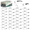 30 Pack Clear Safety Glasses | ANSI Z87.1 Scratch Resistant Eyewear
