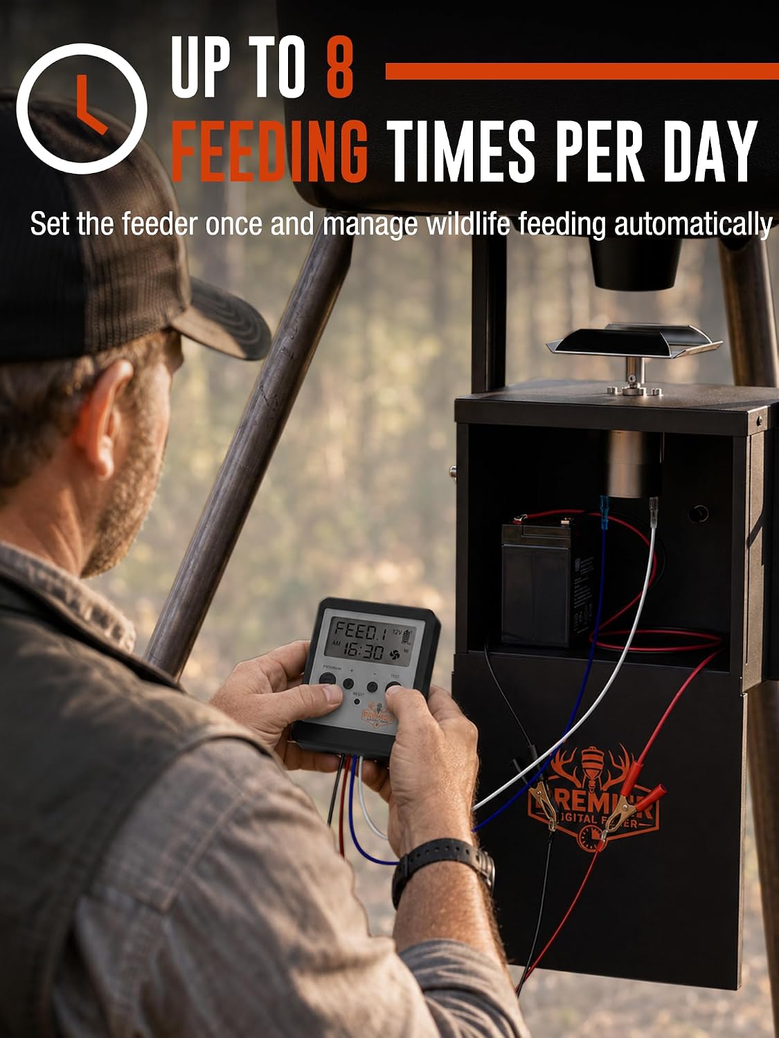 6V Digital Deer Feeder Kit with Timer & Motor