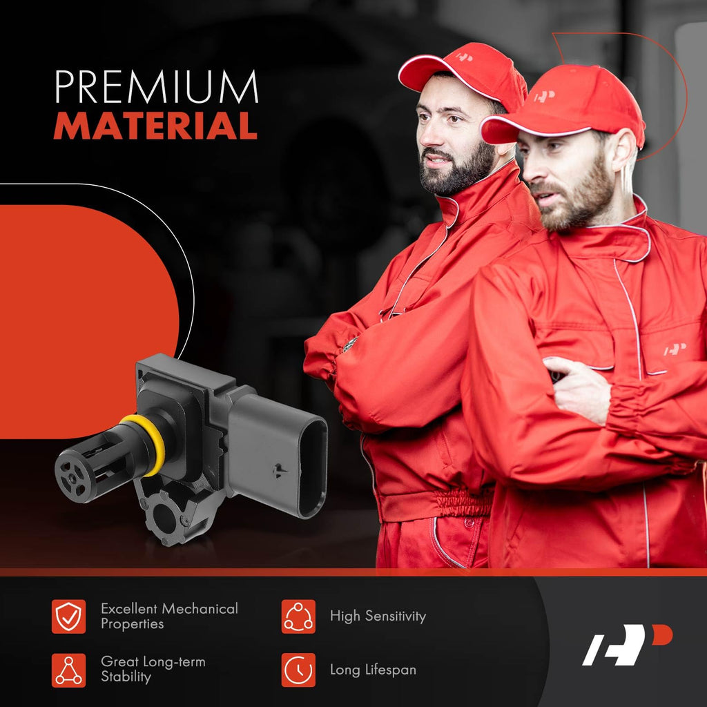 A-Premium Manifold Pressure MAP Sensor Compatible with Ford