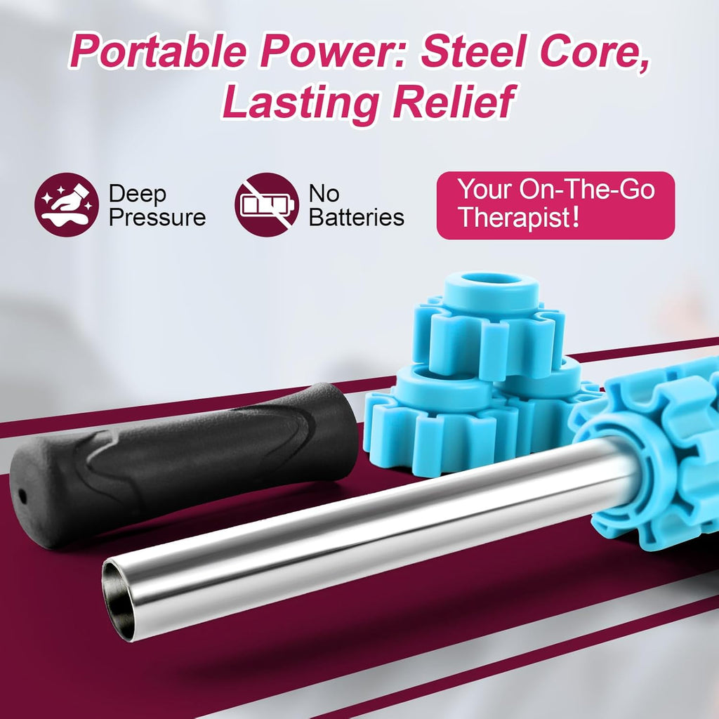 Massage Roller, Muscle Roller Stick, Therapy Roller Stick for Legs, Calf, Thigh, Lipo Roller for Relief Muscles, Deep