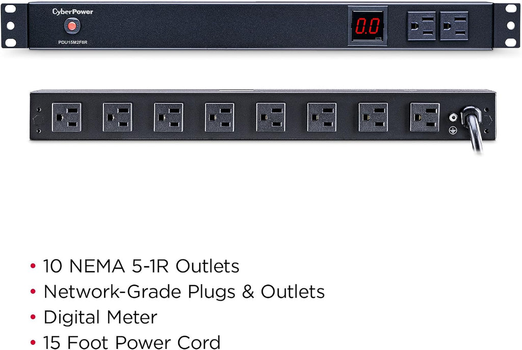 CyberPower PDU15M2F8R Metered PDU