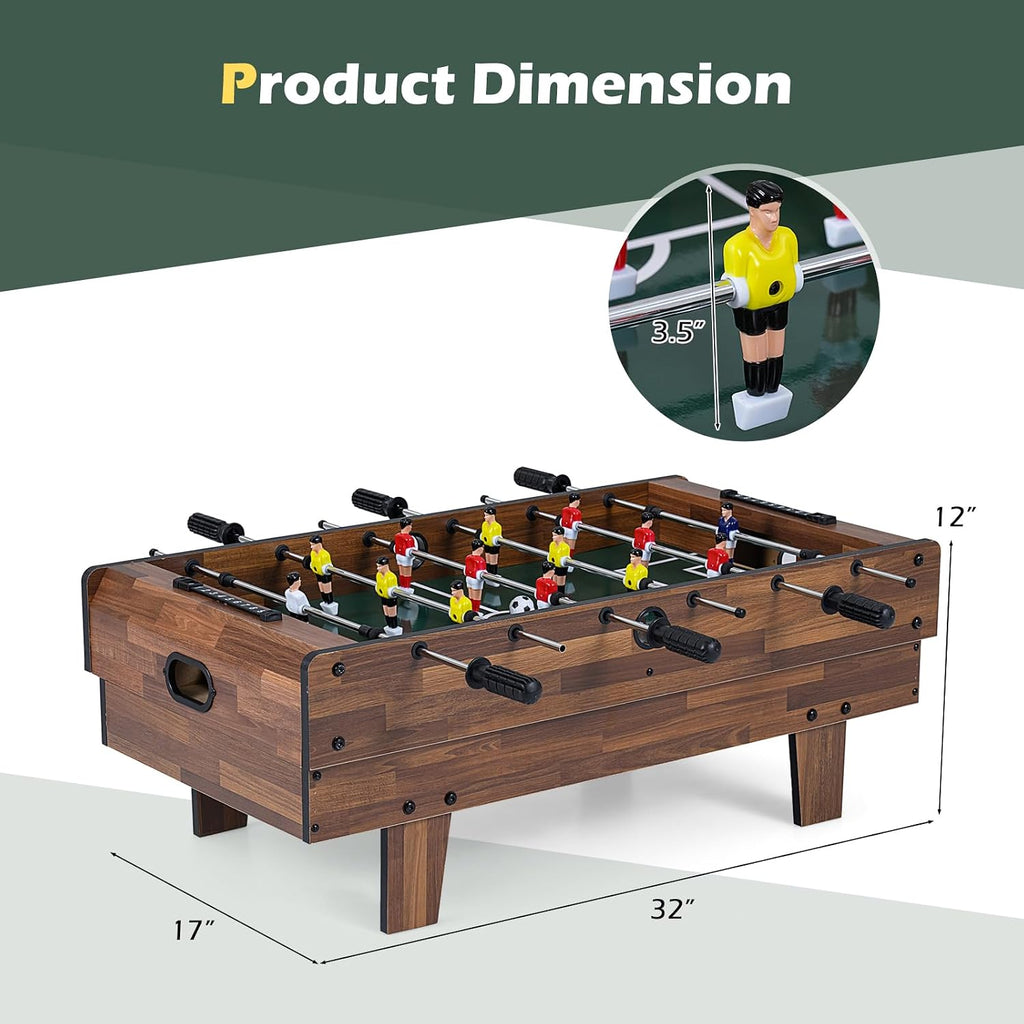 4-in-1 Multi Game Table, Combo Foosball Game Table Top w/Billiards, Ping Pong, Push Hockey for Home, Game Room