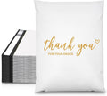 Thank You Poly Mailers 14.5x19 Inch, 50 PCS, White