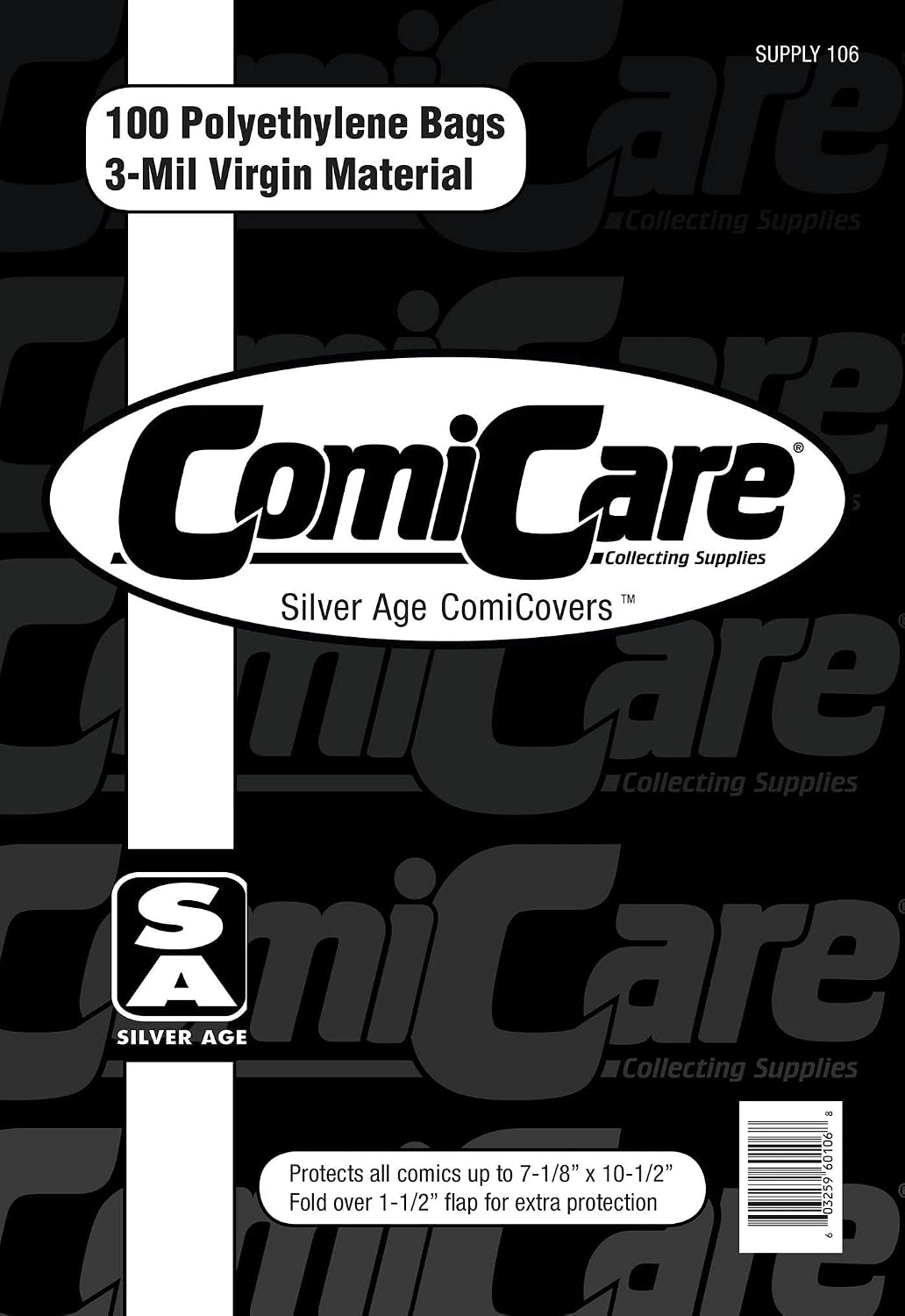 Silver Age Polyethylene Comic Bags (100 Count)