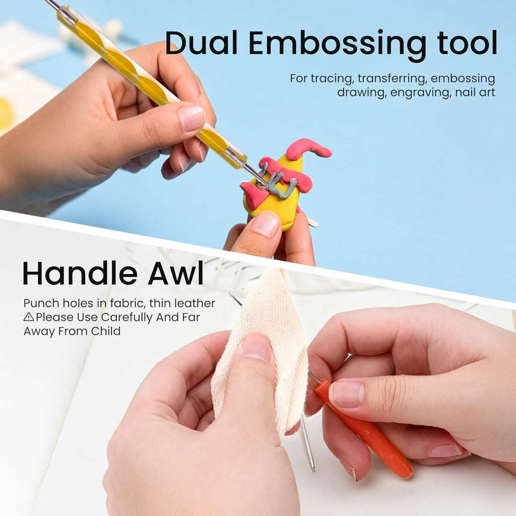 35 PCS Weeding Tools for Vinyl, Precision Craft Tools Set for Weeding Vinyl, Scrapbook Supplies Includes All Basics