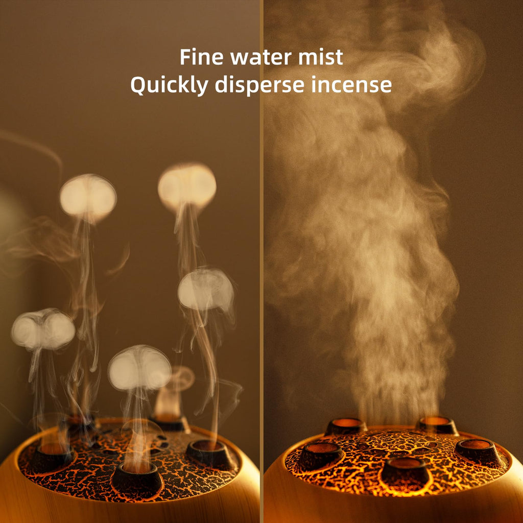 Essential Oil Diffuser 250ML,Jellyfish Diffuser Air Humidifiers Sound Pickup Ultrasonic Aromatherapy Diffuser Remote