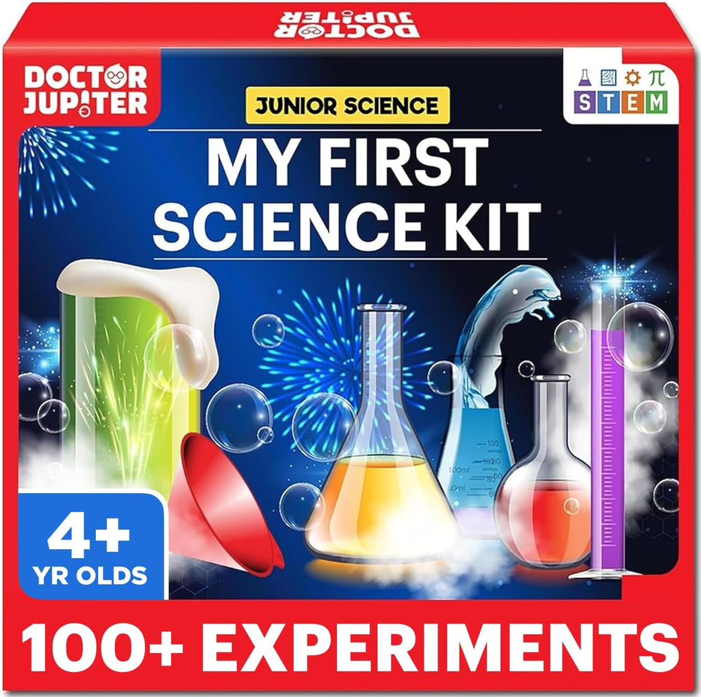 My First Science Experiments Kit for Kids Ages 4+ | Birthday Gift Ideas for Boys & Girls 4, 5, 6, 7, 8 Year Olds