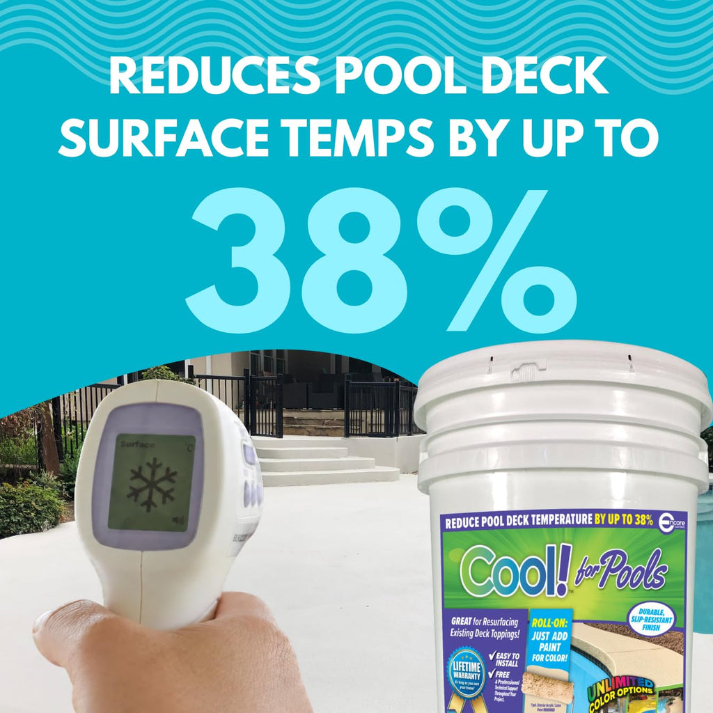 Encore Coatings Cool Pool Deck Paint Coating