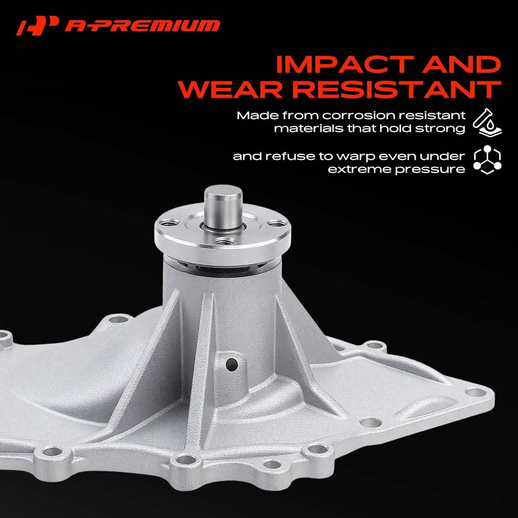 A-Premium Engine Water Pump (8Cyl 7.5 7.0 6.6L) Compatible with Buick