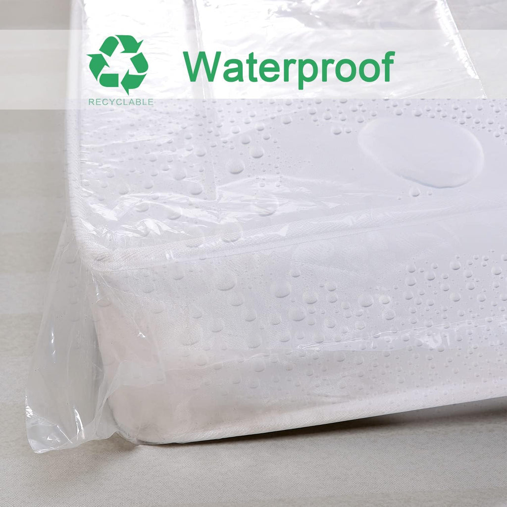 4 Mil Plastic Mattress Bag for Moving, Queen Mattress Storage Bag, 1 Pack