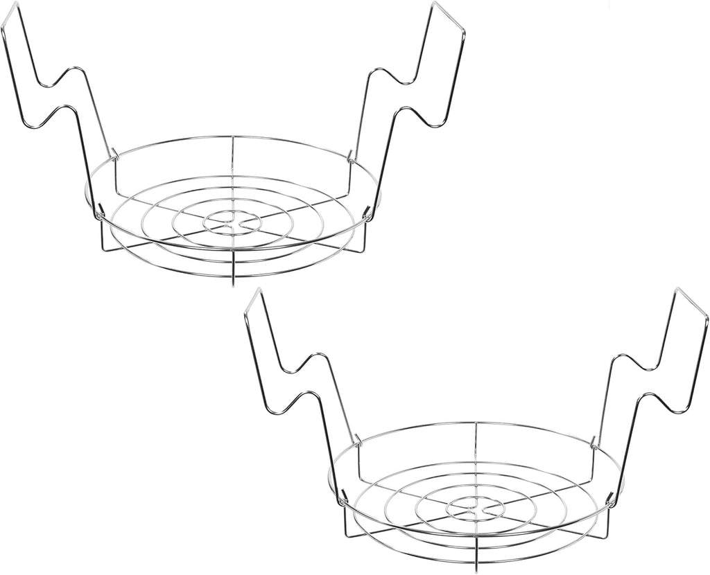 12" Stainless Steel Canning Rack. Holds 8 Pint or 7 Quart Jars. No Rust, Extra Stability. FITS IN POT WITH AT LEAST