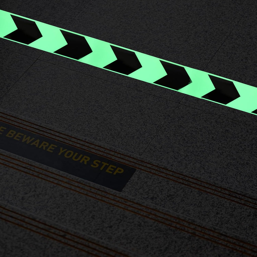 Glowing Arrow Warning Tape Roll for Warehouses and Offices PET