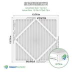 14x14x1 Air Filter 6 Pack, MERV 8 Filter Replacement
