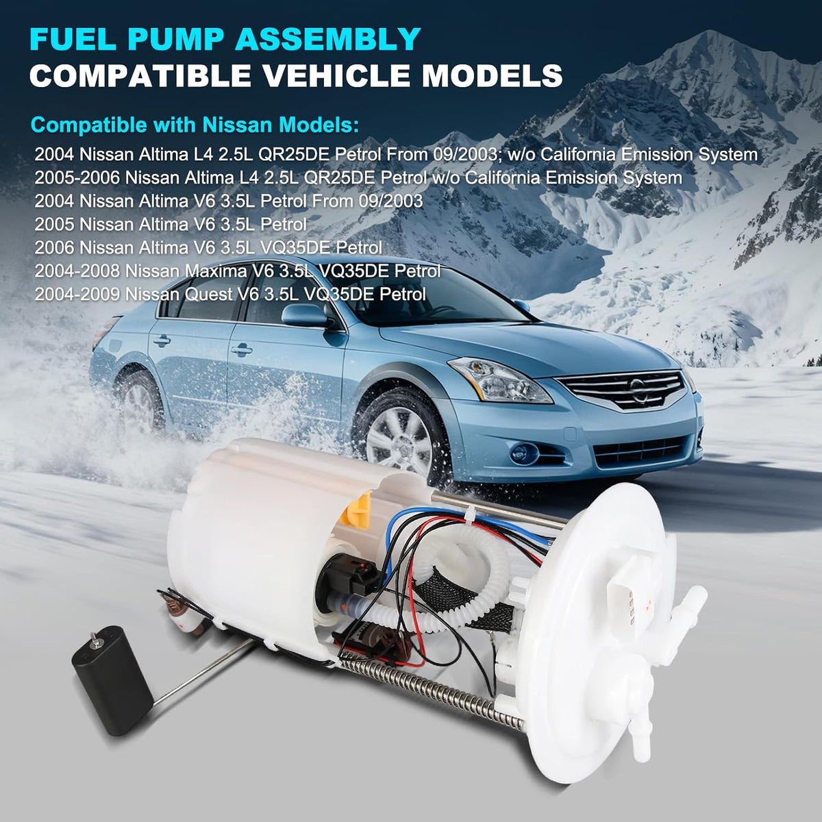 OTO-K E8545M Electric Fuel Pump Module Assembly Compatible with Nissan
