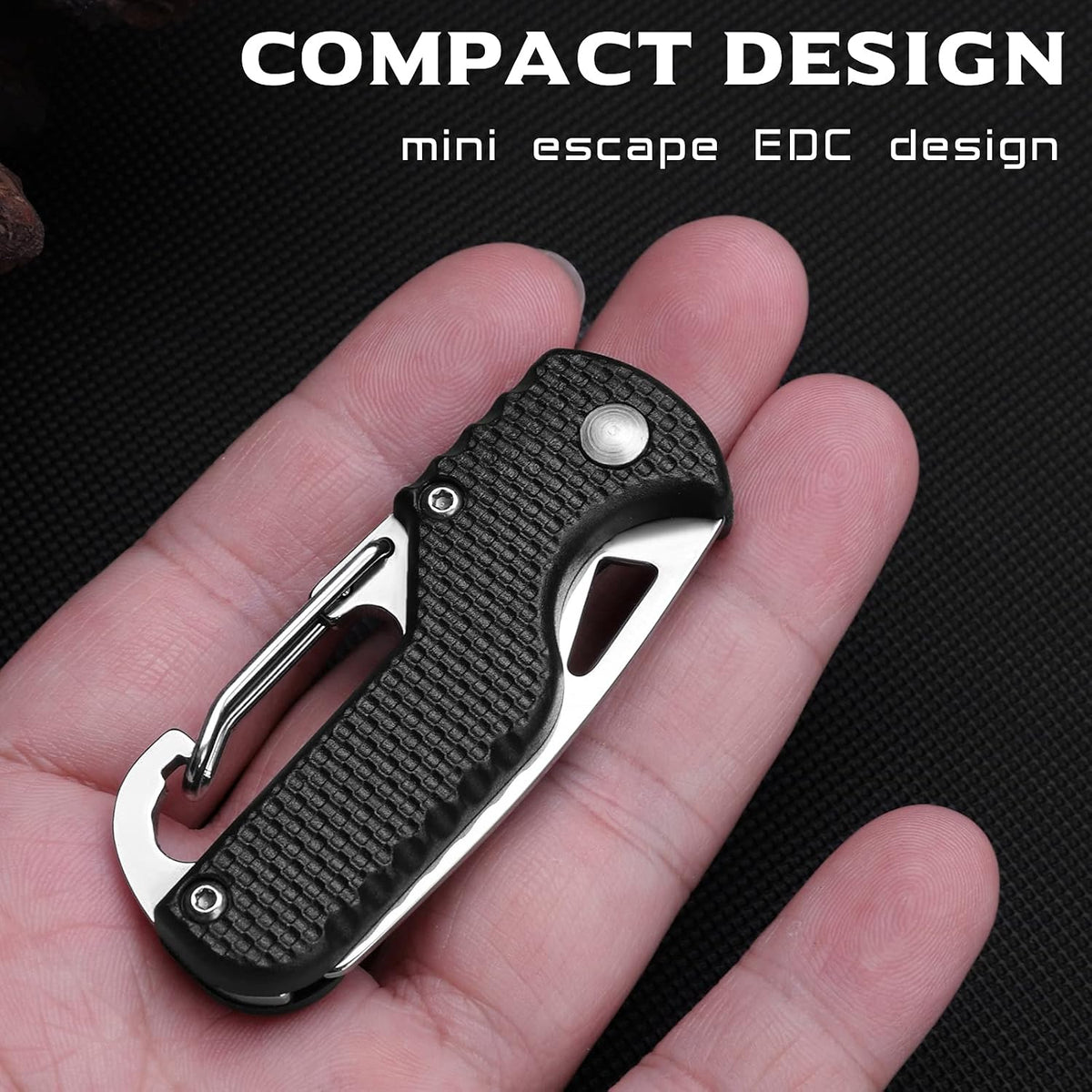 Safety Box Cutter, EDC Package Opener with Hook Blade