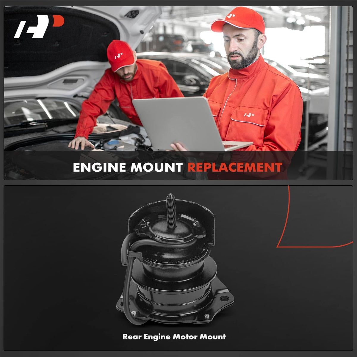 A-Premium Rear Engine Motor Mount Compatible with Honda Accord 1998-2002