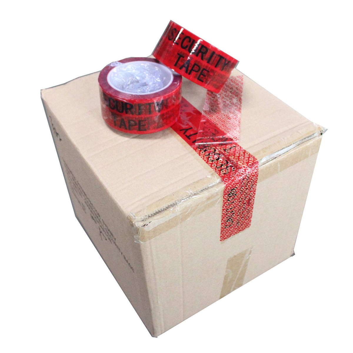 1 Roll 2” x 55 Yards 100% Total Transfer Tamper Evident Security Box Tape