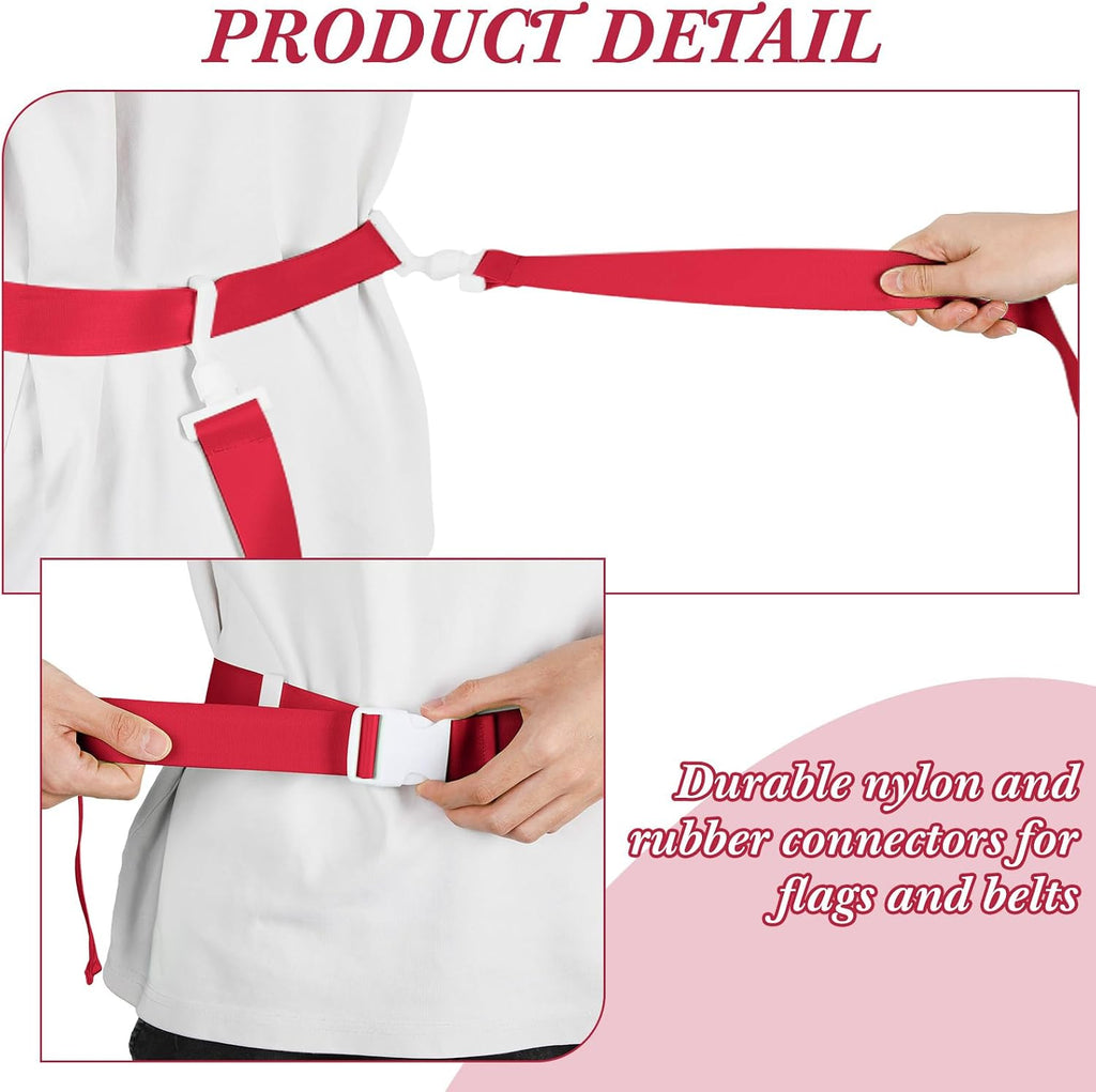 Player Flag Football Belt | Adjustable Football Belts with Flag