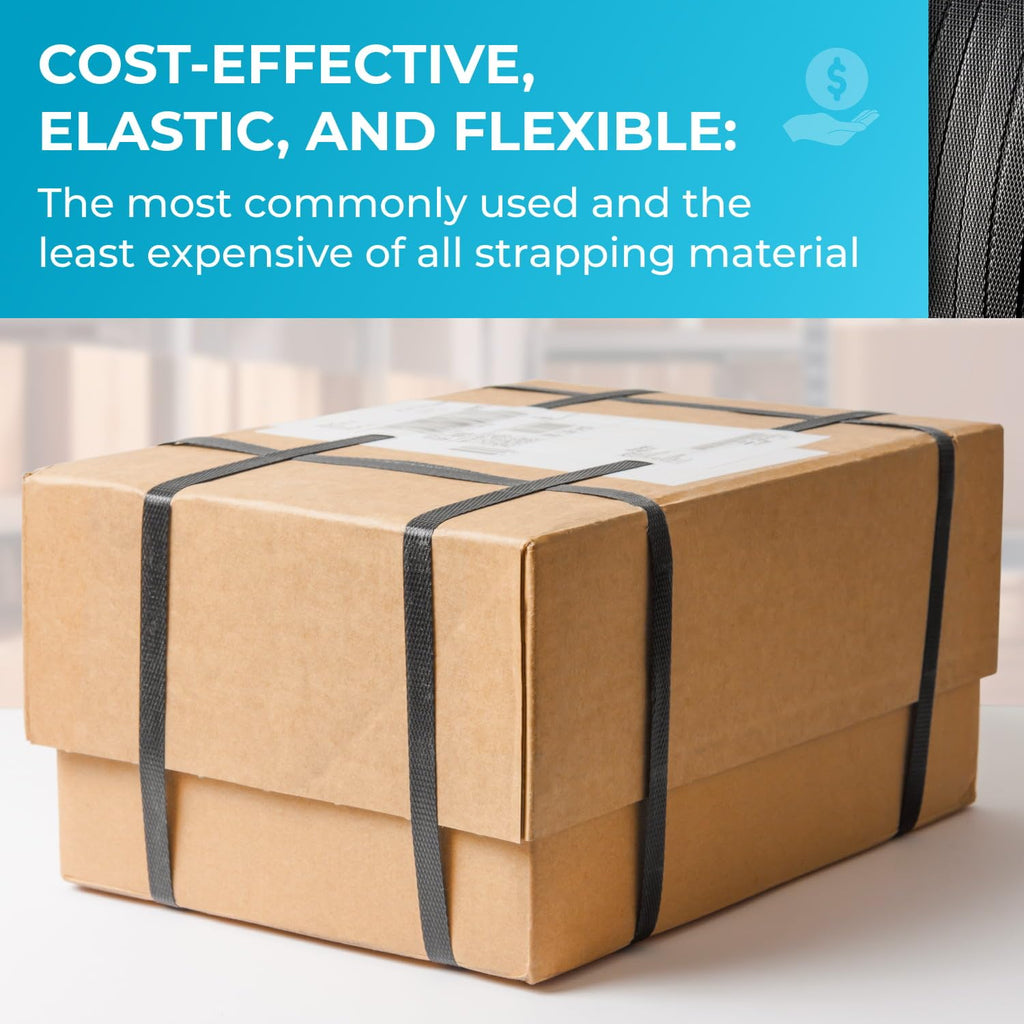 Refill for Portable 1/2" Polypropylene (PP) Strapping Kits - 1/2" x 200' Polypropylene Strapping Coil with 300 lbs