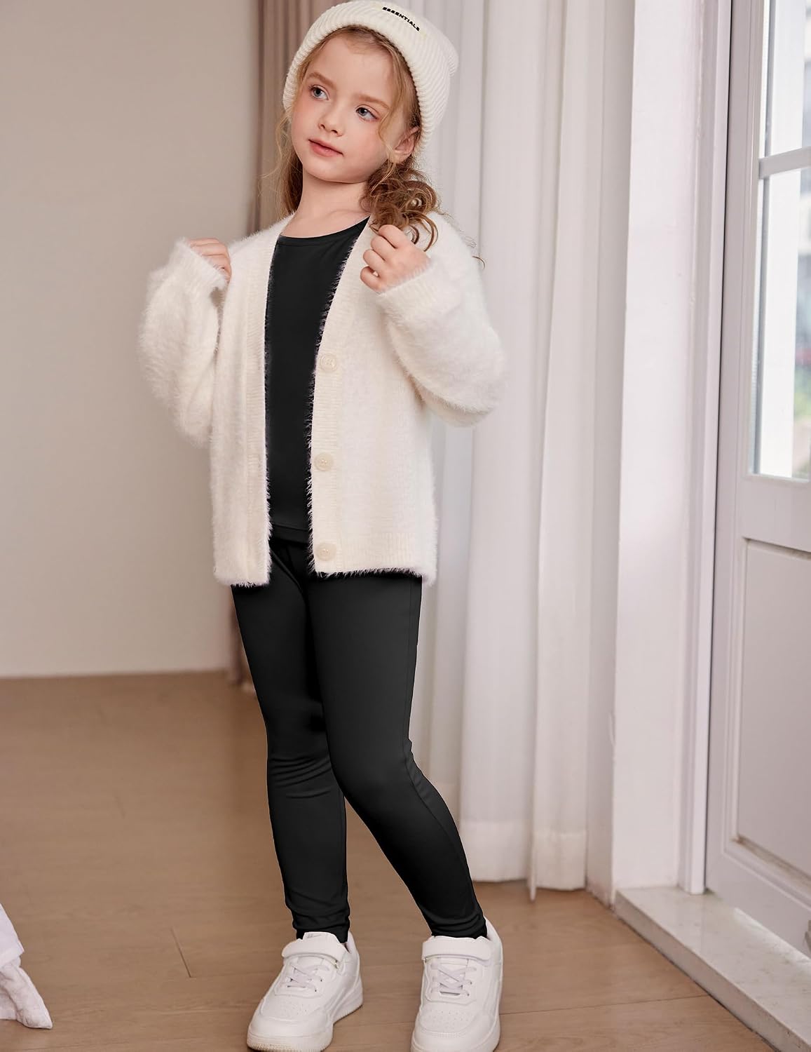 Thermal Underwear for Kids Long Johns Girls Base Layer Top Bottom | Super Soft Thermals Shirt & Leggings, 2 Piece
