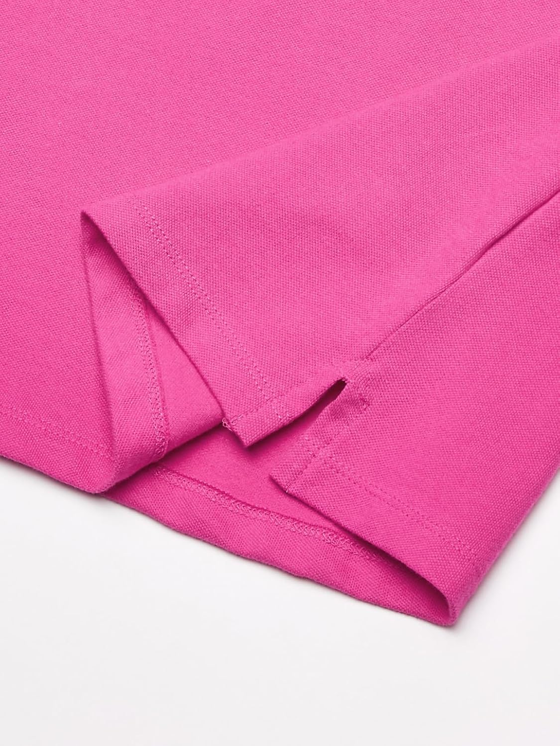 girls Uniform Ruffle Pique Polo Shirt, Aurora Pink, X-Large US