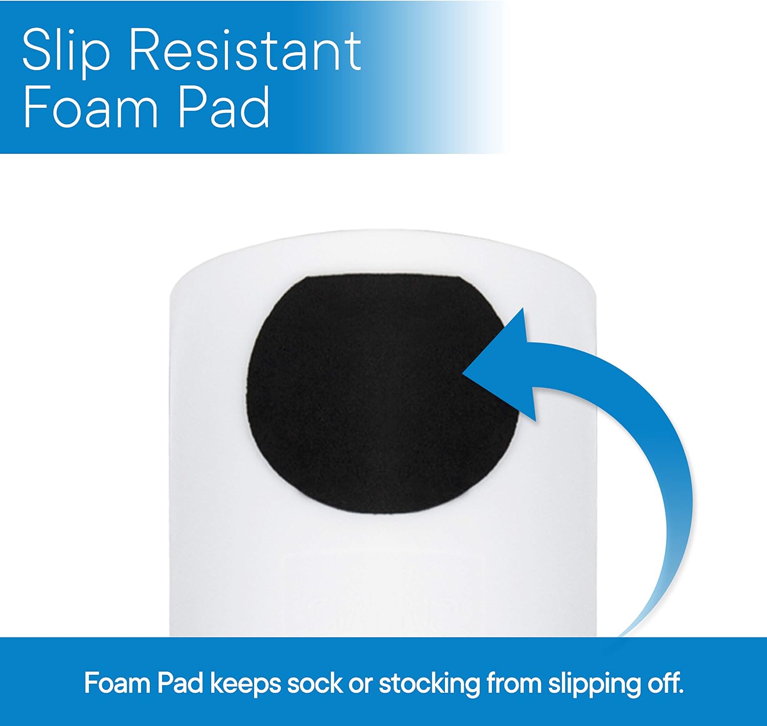 Deluxe Sock Aid - Socks Helper with Foam Handles for Regular Socks