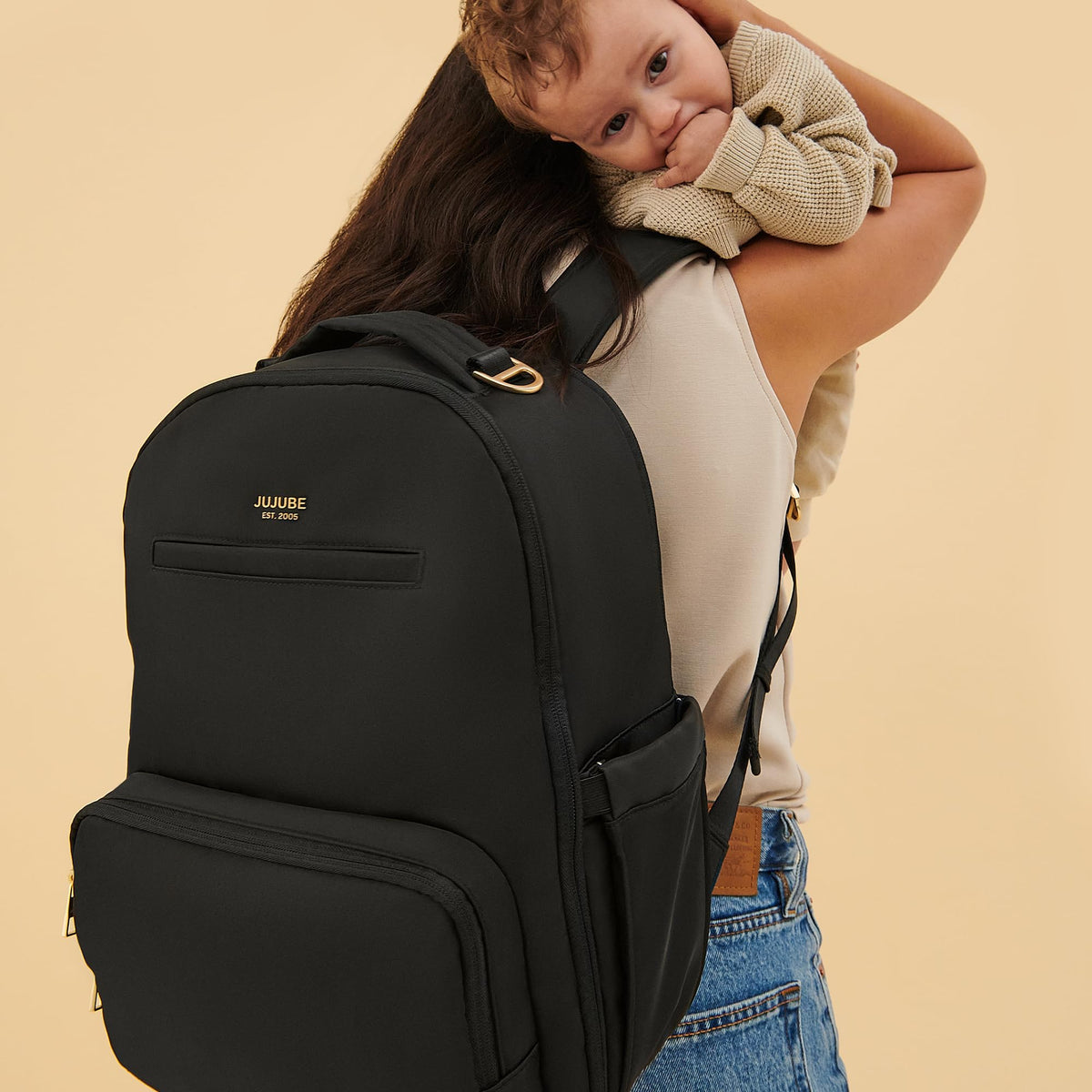New Classic Diaper Bag Backpack with 15 Pockets, Changing Pad, Large