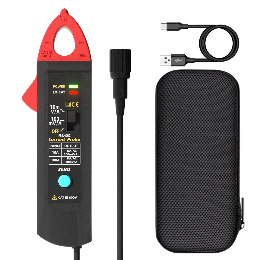 UP1 AC/DC Current Clamp Meter Transducer for Digital Oscilloscope 100A