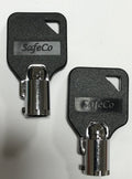 2-Replacement Keys for Wascomat Machine with Key Code 00042 SafeCo Brands