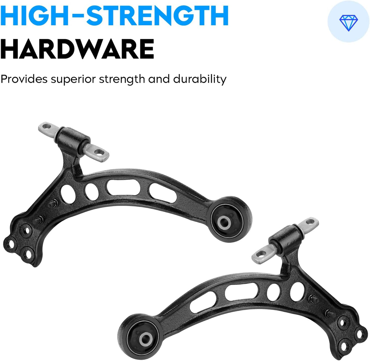 Front Lower Control Arm for Toyota Camry 92-01, Toyota Avalon 95-97, Lexus ES300 99-01, Lexus RX300 99-03, Right & Left Side Front End Kit K640191 K640192