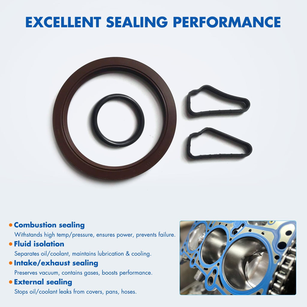 KEYALL Engine Timing Cover Gasket Fit for Hyundai Sonata 2006-2012